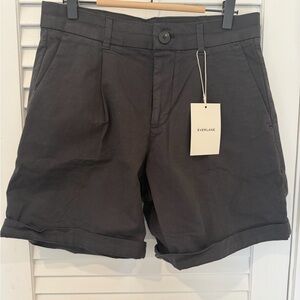 Everlane Black Tailored Chino Shorts